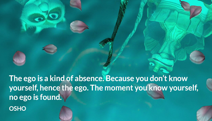 absence ego know moment osho oshoonego you yourself